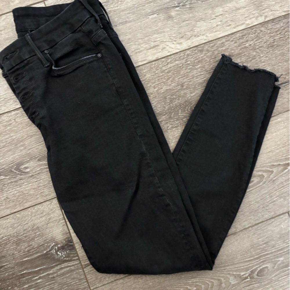 Mother the Pixie Ankle Fray Cropped Jeans
